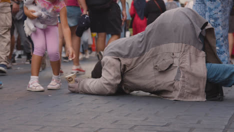Man-Begging-On-Street-In-Chinatown-London-England-UK-1