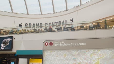 Map-At-Grand-Central-Shopping-Centre-And-New-Street-Railway-Station-In-Birmingham-UK