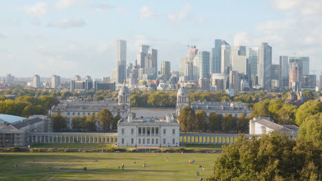 View-Of-Old-Royal-Naval-College-With-City-Skyline-And-River-Thames-Behind-From-Royal-Observatory-In-Greenwich-Park-4