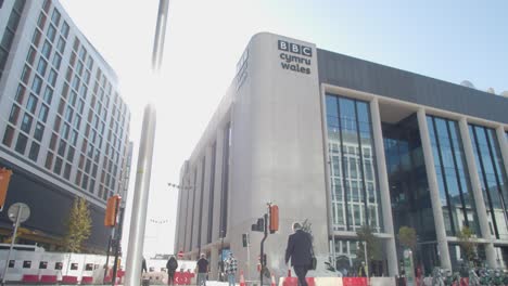 Exterior-Of-BBC-Wales-Building-In-Cardiff-City-Centre-4