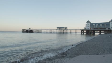 Penarth-Pier-And-Pavilion-Theatre-In-Wales-At-Dusk-From-Beach