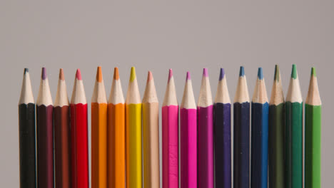 Studio-Shot-Of-Multi-Coloured-Pencils-Against-Grey-Background-2