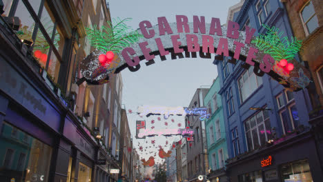 Close-Up-Of-Christmas-Decorations-Above-London-UK-Carnaby-Street-9
