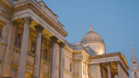 The-National-Gallery-In-Trafalgar-Square-London-UK-At-Dusk