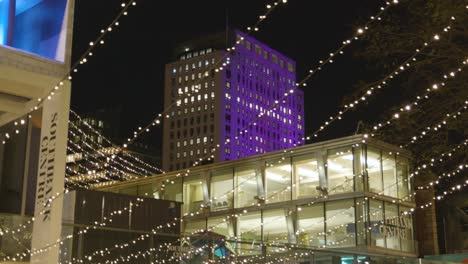 Weihnachtsbeleuchtung-Außerhalb-Southbank-In-London-Bei-Nacht