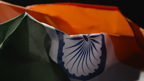 Tilting-Shot-of-Indian-Flag-Rotating