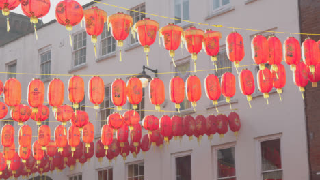 Colorful-Paper-Lanterns-Hung-Across-Street-To-Celebrate-Chinese-New-Year-2023-In-London-UK-3