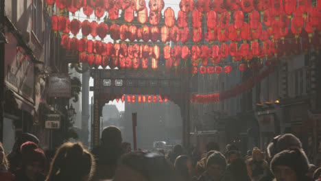Colorful-Paper-Lanterns-Hung-Across-Gerrard-Street-To-Celebrate-Chinese-New-Year-2023-In-London-UK