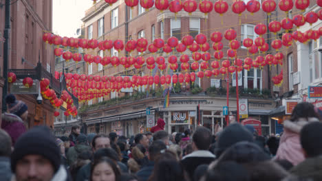Colorful-Paper-Lanterns-Hung-Across-Street-To-Celebrate-Chinese-New-Year-2023-In-London-UK-4