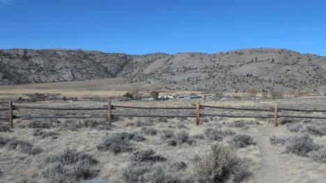 Wyoming-Devil's-Gate-area-with-fence