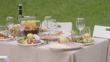 Close-Up-Of-A-Dining-Table-With-Variety-Of-Food-And-Drinks-For-An-Outdoor-Party-In-The-Park-2