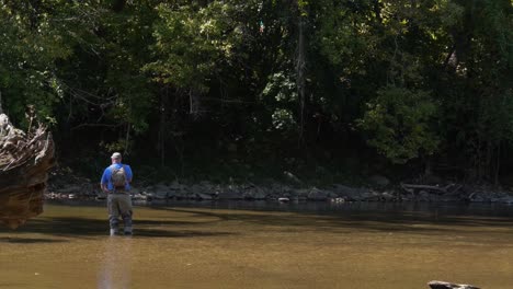 Fly-Fishing-on-the-Olentangy-River-in-Ohio-near-Columbus-Ohio