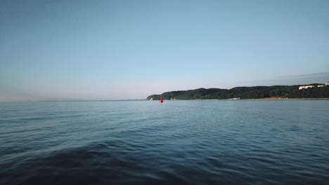 Drone-coming-close-to-buoy---Baltic-Sea