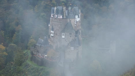 Nebel-In-Den-Waldbäumen-Der-Eifel-Deutschland