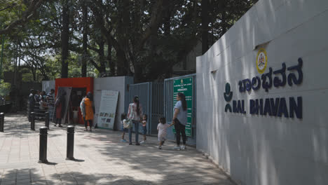 Entrance-To-Jawahar-Bal-Bhavana-Recreation-Area-In-Bangalore-India