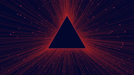 Illuminated-black-and-red-pyramid-with-vibrant-top-light