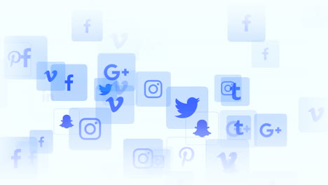 Floating-grid-of-social-media-icons
