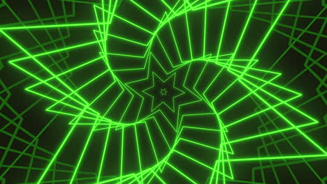 Pulse-trace-neon-green-stars-in-vertigo-on-black-gradient