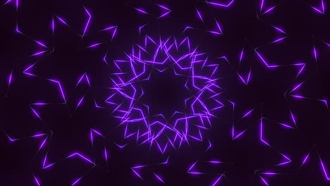 Futuristic-illusion-neon-purple-abstract-shapes-on-black-gradient