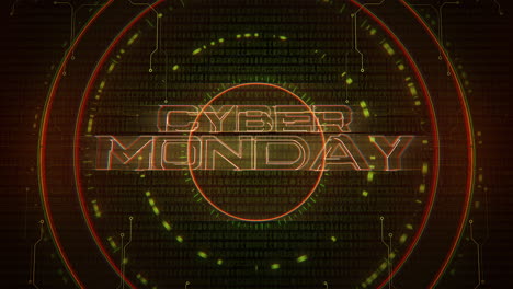 Cyber-Monday-Vibrantly-Featured-On-Digital-Hud-Interface