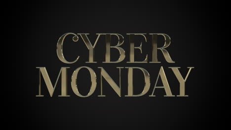 Moderner-Cyber-Monday-Auf-Schwarzem-Farbverlauf