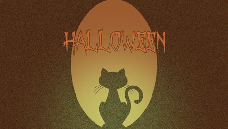 Mysterious-Cat-Silhouette-Under-Halloween-in-Nocturnal-Setting