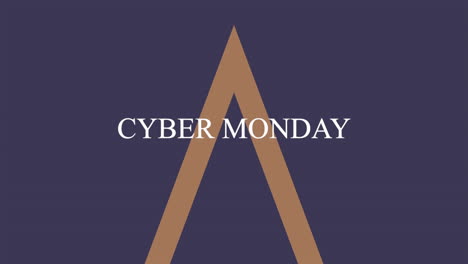 Cyber-Monday-text-with-triangle-on-blue-gradient