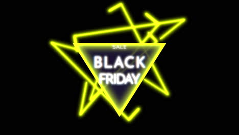 Black-Friday-with-neon-yellow-triangles