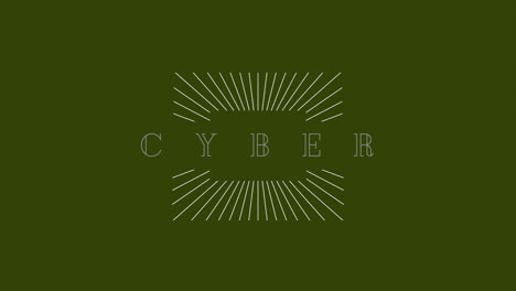 Cyber-Monday-text-with-retro-lines-on-green-gradient