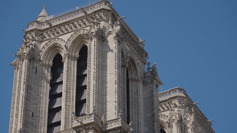 Close-Up-Of-Rebuilding-Work-Taking-Place-On-Notre-Dame-Cathedral