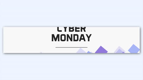 Cyber-Monday-Und-Großer-Ausverkauf-Mit-Bunten-Quadraten-Auf-Weißem-Farbverlauf