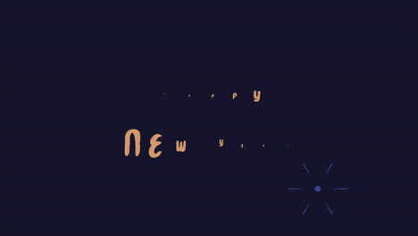 Happy-New-Year-text-with-small-geometric-shapes-on-blue-gradient