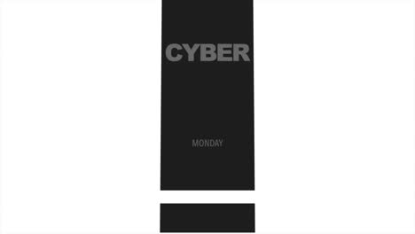 Cyber-Monday-Mit-Schwarzen-Linien-Auf-Weißem-Farbverlauf
