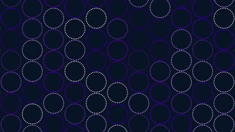 Kreise-Und-Punkte-Kompliziertes-Symmetrisches-Muster-Auf-Dunklem-Hintergrund