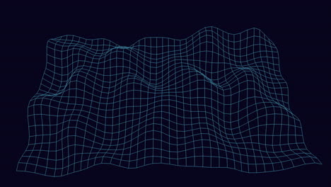 Elegant-wave-like-blue-mountain-range-sketch