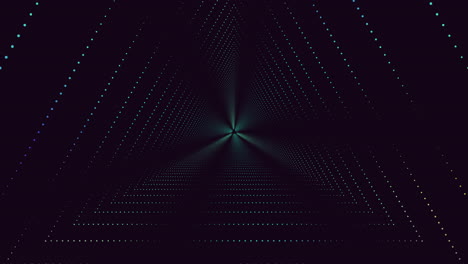 Futuristic-black-and-blue-geometric-pattern-abstract-triangular-intersections
