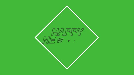 Modern-Happy-New-Year-text-on-green-gradient