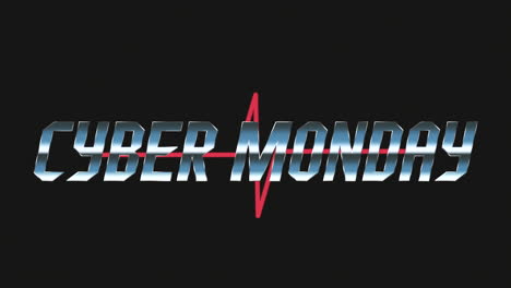 Retro-Cyber-Monday-text-with-pulse-on-black-gradient