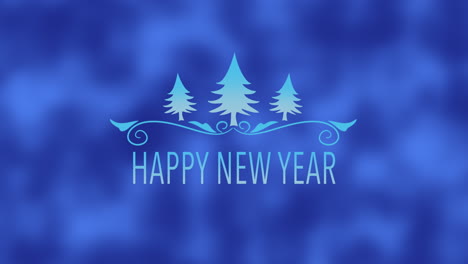 Feliz-Año-Nuevo-Con-Copos-De-Nieve-De-Otoño-Y-árboles-De-Navidad-En-El-Cielo-Nocturno