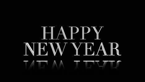 Elegance-style-Happy-New-Year-text-on-black-gradient