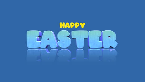 Feiern-Sie-Ostern-Mit-Fröhlichem-Blauem-Hintergrund-Und-Auffälliger-Weißer-Schrift