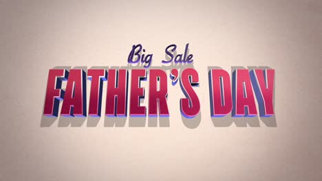 Fathers-Day-message-in-3d-floating-red-and-blue-letters-on-beige-background