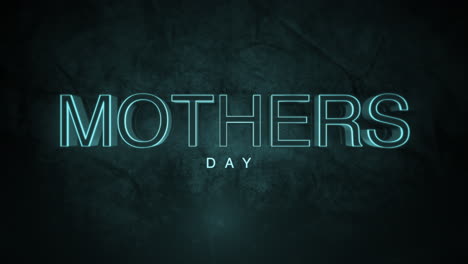 Neon-tribute-celebrating-Mothers-and-motherhood-with-blue-lights