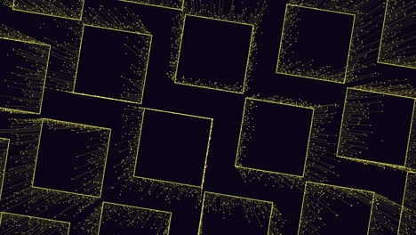 Zigzag-checkerboard-pattern-with-black-and-yellow-squares