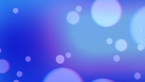 Lebendiges-Abstraktes-Design,-Dynamische-Blau--Und-Violetttöne-Mit-Kreisförmigen-Formen-Und-Blasen
