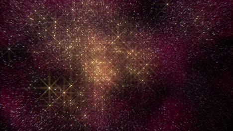 Starry-sky-with-vibrant-nebula-a-sparkling-cosmos
