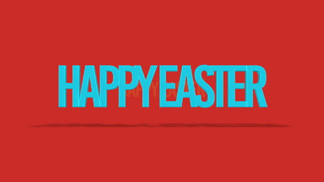 Rolling-Happy-Easter-text-on-red-gradient