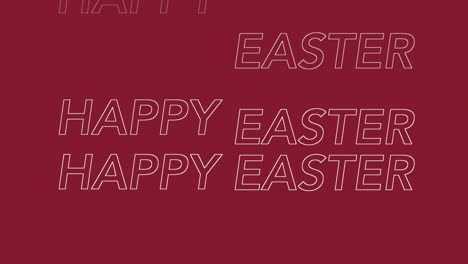 Feiern-Sie-Ostern-Mit-Diesem-Lebendigen-Roten-Hintergrund-Und-Eleganter-Kursivschrift-Anzeige-Der-Worte-Frohe-Ostern