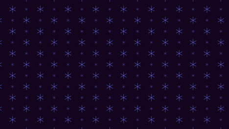 Patrón-Abstracto-En-Negro-Y-Azul-Con-Puntos-Blancos-Dispersos-En-Formación-De-Cuadrícula