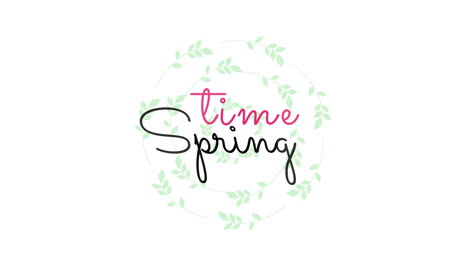 Time-Spring-embrace-growth-and-renewal-with-our-leafy-wreath-logo